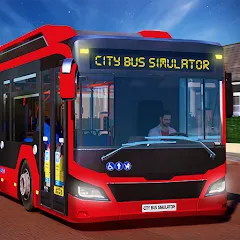 Взломанная City Bus Simulator: Bus Games (Риал Сити Бас Симулятор Геймс)  [МОД Много монет] - последняя версия apk на Андроид