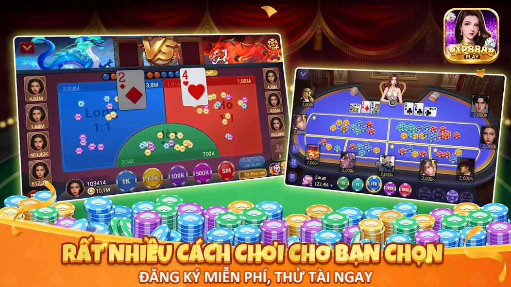 VIP8888 Play - Sòng Bạc ONLINE (ВИП8888 Плей)  [МОД Unlocked] Screenshot 4