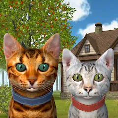 Скачать взломанную Cat Simulator : Kitties Family  [МОД Menu] - полная версия apk на Андроид