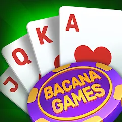 Скачать взломанную Bacana Games: Buraco & Slots (Бакана Геймс)  [МОД Mega Pack] - полная версия apk на Андроид