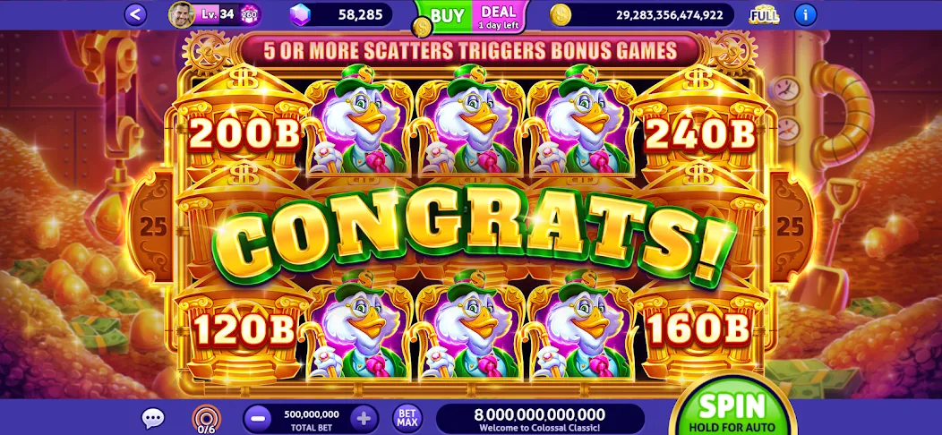 Club Vegas Slots Casino Games (Клуб Вегас)  [МОД Много денег] Screenshot 3