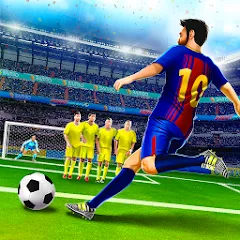 Взломанная Shoot Goal: World Leagues (Шут Гоал)  [МОД Много монет] - последняя версия apk на Андроид