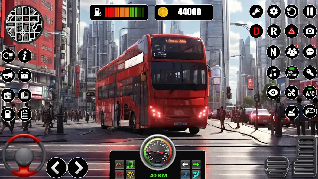 Bus Simulator 3D Bus Games (Городское автобусное симуляторение)  [МОД Unlocked] Screenshot 4