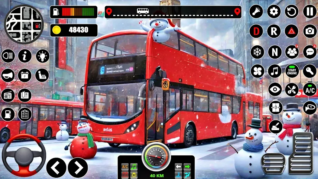 Bus Simulator 3D Bus Games (Городское автобусное симуляторение)  [МОД Unlocked] Screenshot 5