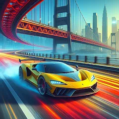 Скачать взломанную Car Race 3D - Racing Master (С  3D  Гонки на автомобилях 3D)  [МОД Все открыто] - стабильная версия apk на Андроид