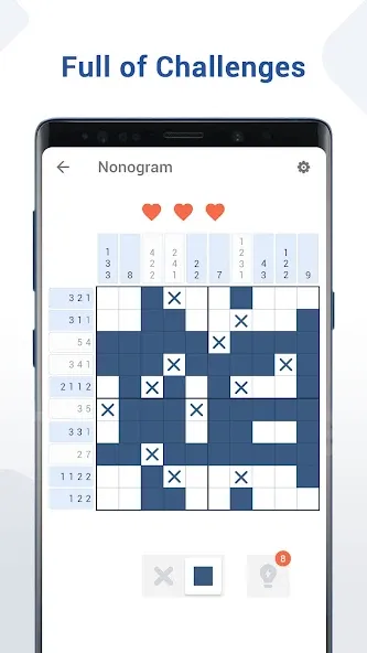 Nonogram - Fun Logic Puzzle (Нонограмма)  [МОД Menu] Screenshot 3