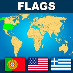 Скачать взлом Geography: Flags Quiz Game  [МОД Menu] - последняя версия apk на Андроид