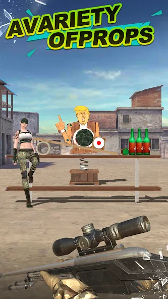 Gun Shooting Range  [МОД Много монет] Screenshot 1