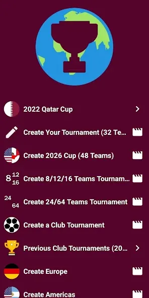 World Soccer Simulator 2022 (Чемпионат мира по калькулятору)  [МОД Mega Pack] Screenshot 1