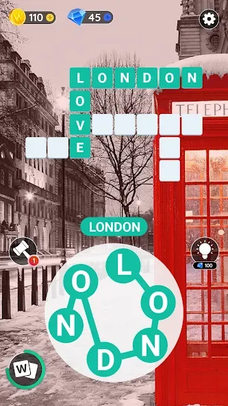 Word City: Connect Word Game (Ворд Сити)  [МОД Меню] Screenshot 1