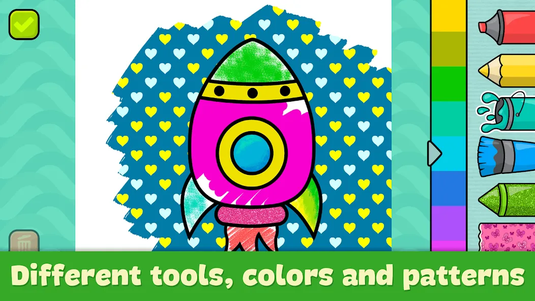 Coloring Book - Games for Kids  [МОД Все открыто] Screenshot 2