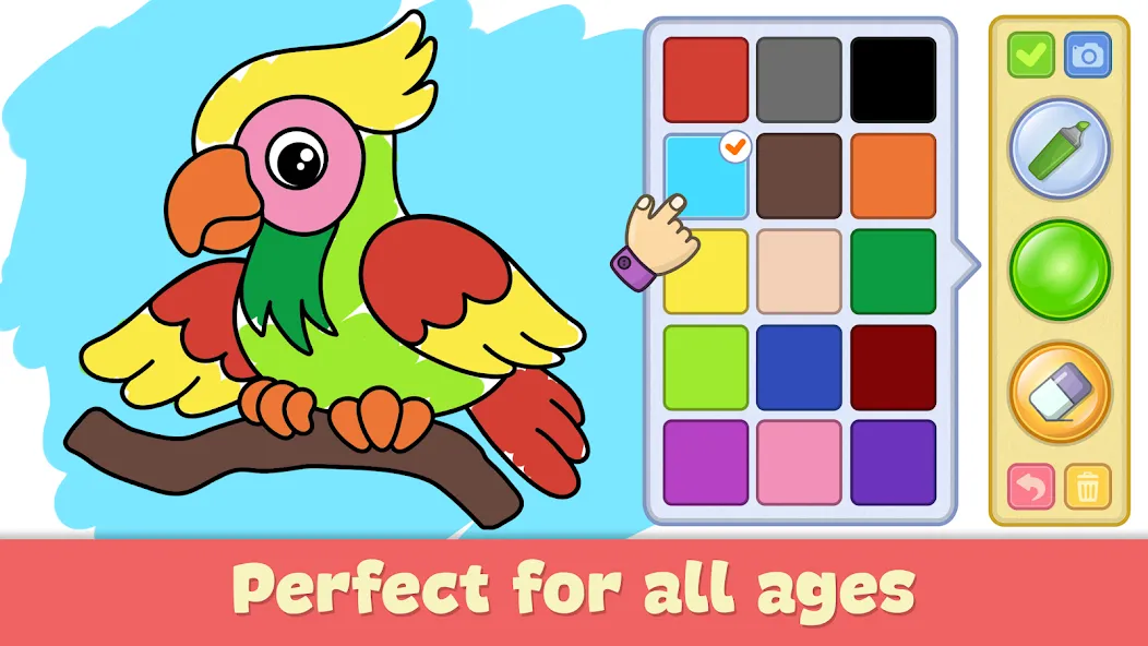 Kids Coloring & Drawing Games  [МОД Бесконечные деньги] Screenshot 1