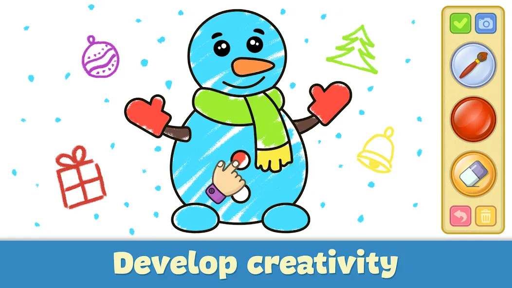 Kids Coloring & Drawing Games  [МОД Бесконечные деньги] Screenshot 3