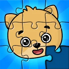 Взломанная Kids Puzzles: Games for Kids  [МОД Mega Pack] - последняя версия apk на Андроид