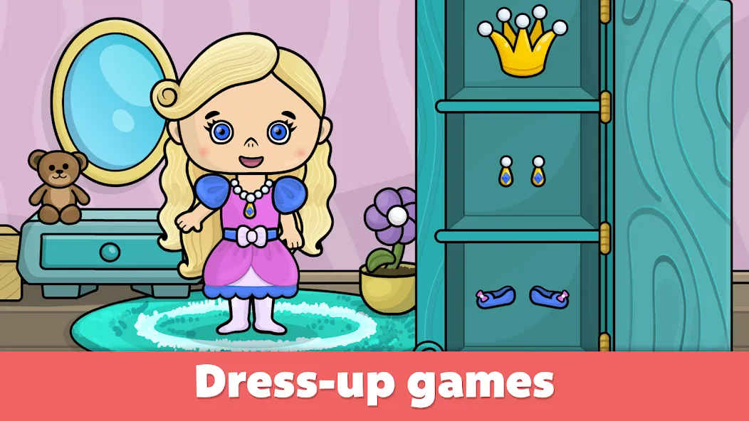 Bimi Boo Fun Kids Games  [МОД Mega Pack] Screenshot 1
