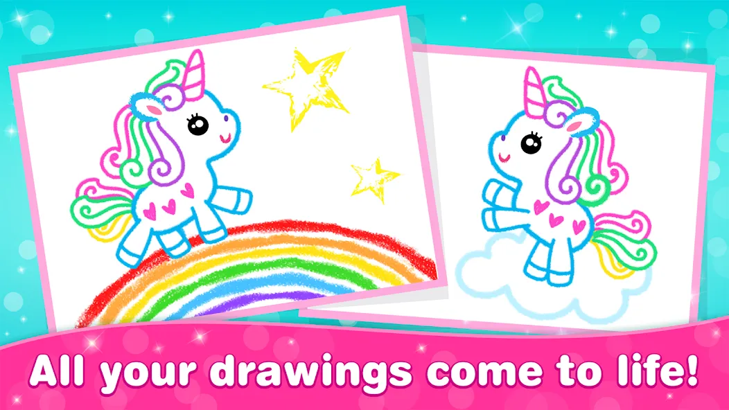 Bini Game Drawing for kids app (Бини)  [МОД Unlocked] Screenshot 4