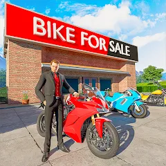 Взлом Motorcycle Dealer Bike Games  [МОД Много денег] - полная версия apk на Андроид