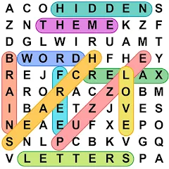 Взломанная Word Search - Word Puzzle Game  [МОД Menu] - стабильная версия apk на Андроид