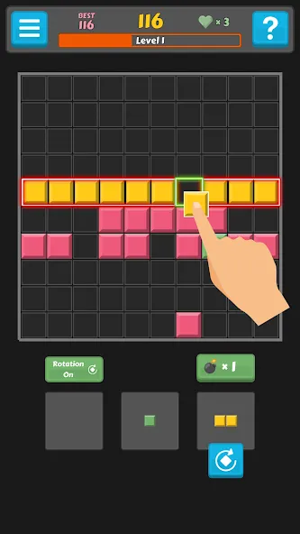 Block Buster - Hex and Square  [МОД Unlocked] Screenshot 2