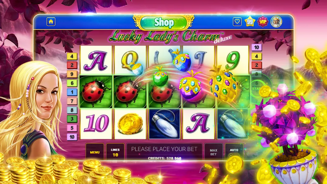 Bloom Boom Casino Slots Online (Блум Бум Казино Слоты Онлайн)  [МОД Все открыто] Screenshot 3