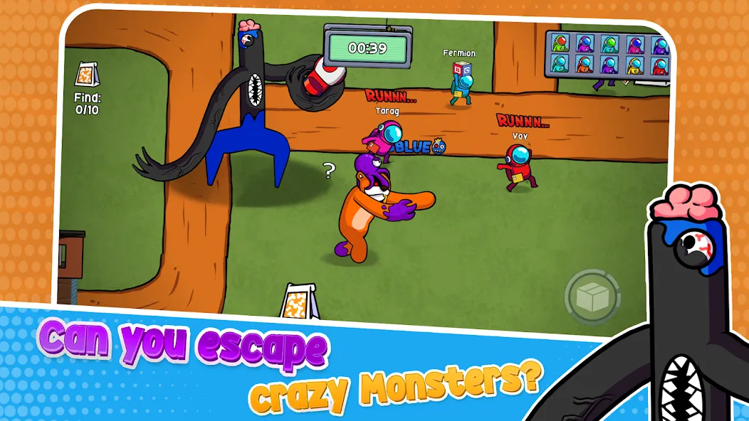 Survivor In Rainbow Monster (Сурвайвер Ин Рейнбоу Монстер)  [МОД Unlimited Money] Screenshot 3