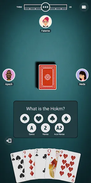 Hokm+  [МОД Unlimited Money] Screenshot 2