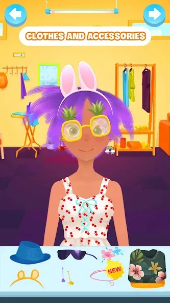 Hair salon games : Hairdresser  [МОД Все открыто] Screenshot 3