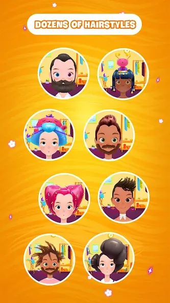 Hair salon games : Hairdresser  [МОД Все открыто] Screenshot 4