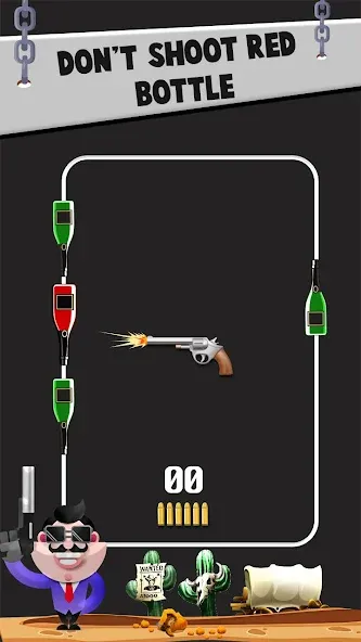 Bottle Shooting VS Gun  [МОД Unlocked] Screenshot 2