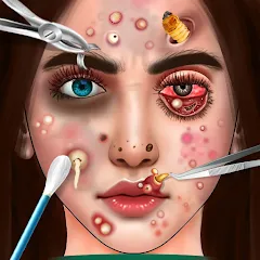 Взломанная ASMR Doctor Makeup Salon games (АСМР)  [МОД Menu] - стабильная версия apk на Андроид