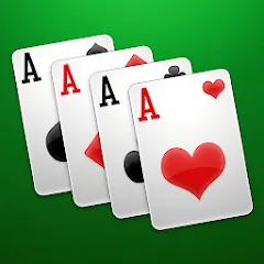 Взломанная Solitaire: Classic Card Games (Солитер)  [МОД Mega Pack] - полная версия apk на Андроид