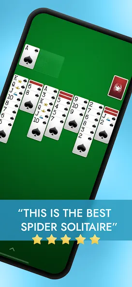 Spider Solitaire  [МОД Unlocked] Screenshot 1