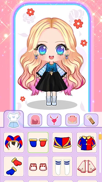 Doll Dress Up: Makeup Games (Долл Дресс Ап)  [МОД Unlocked] Screenshot 1