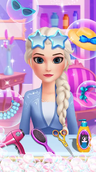 Hair Salon: Beauty Salon Game (Хэр Салон)  [МОД Много монет] Screenshot 1