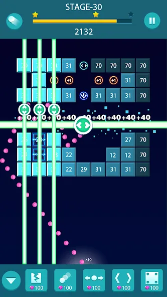 Bricks and Balls - Brick Game  [МОД Много денег] Screenshot 3