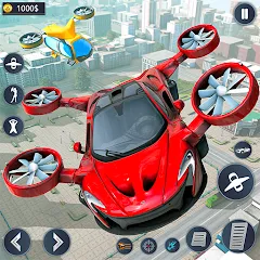 Скачать взлом Flying Car Robot Game Car Game  [МОД Много денег] - стабильная версия apk на Андроид