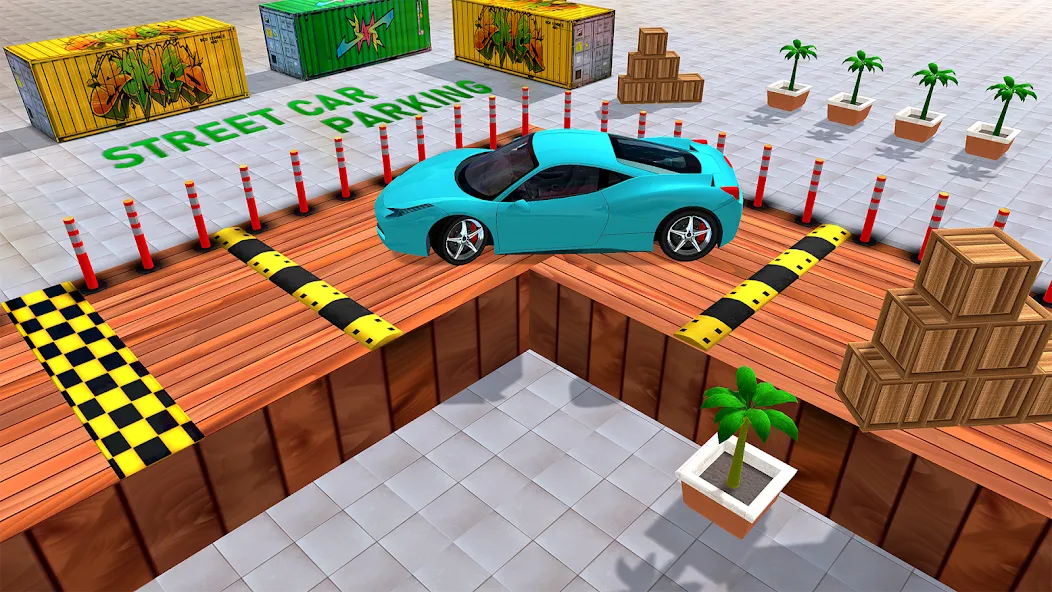 Street Car Parking: Car Games  [МОД Много монет] Screenshot 4