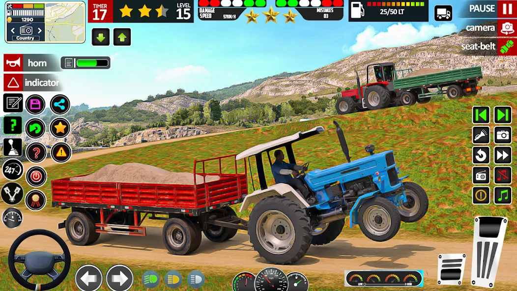 Indian Tractor Game Farming 3D  [МОД Меню] Screenshot 3