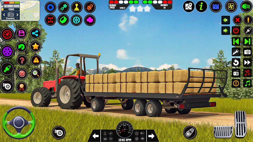 Indian Tractor Game Farming 3D  [МОД Меню] Screenshot 4