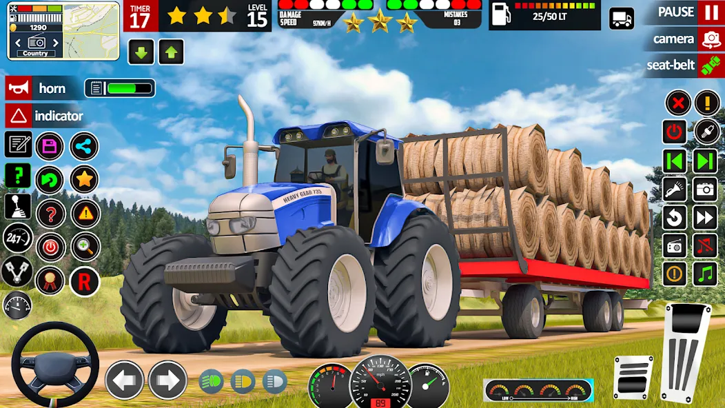 Indian Tractor Game Farming 3D  [МОД Меню] Screenshot 5