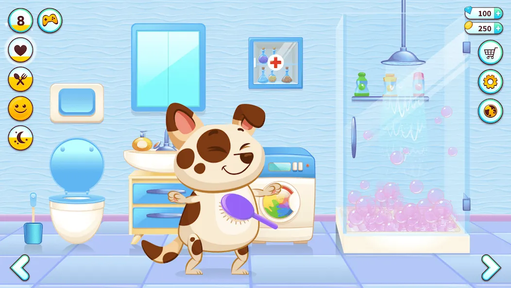 Duddu - My Virtual Pet Dog  [МОД Много монет] Screenshot 1