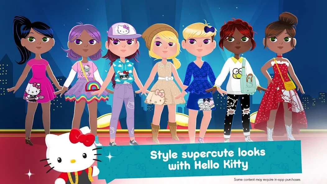 Hello Kitty Fashion Star  [МОД Меню] Screenshot 1