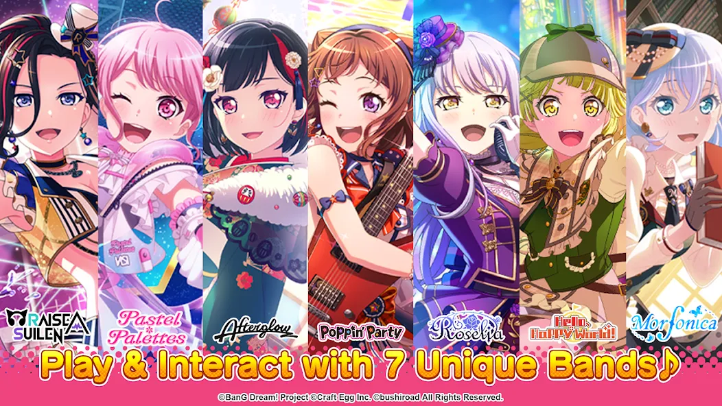 BanG Dream! Girls Band Party!  [МОД Unlocked] Screenshot 4