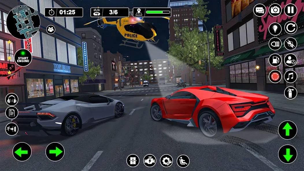 Police Helicopter Chase Game  [МОД Mega Pack] Screenshot 3