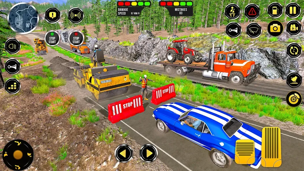 Construction Machine Real JCB  [МОД Unlimited Money] Screenshot 4