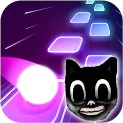 Взлом Cartoon cat - Hop tiles rush (Картун кэт)  [МОД Mega Pack] - последняя версия apk на Андроид