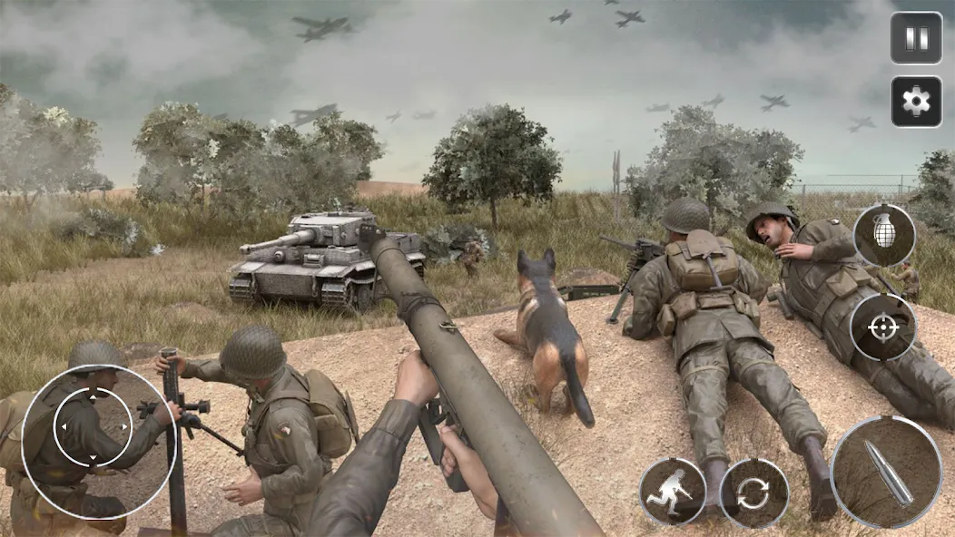 Call Of Courage : WW2 Shooting  [МОД Mega Pack] Screenshot 3