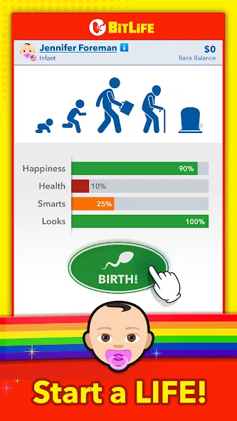 BitLife - Life Simulator (БитЛайф)  [МОД Unlocked] Screenshot 1