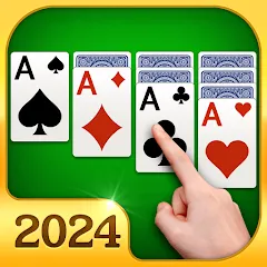 Взломанная Solitaire -Klondike Card Games  [МОД Много денег] - стабильная версия apk на Андроид