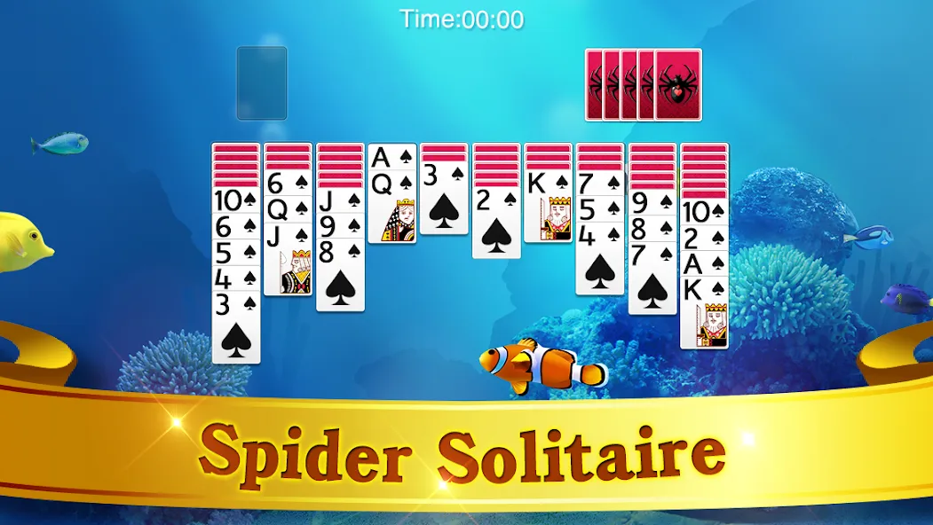 Spider Solitaire  [МОД Меню] Screenshot 5